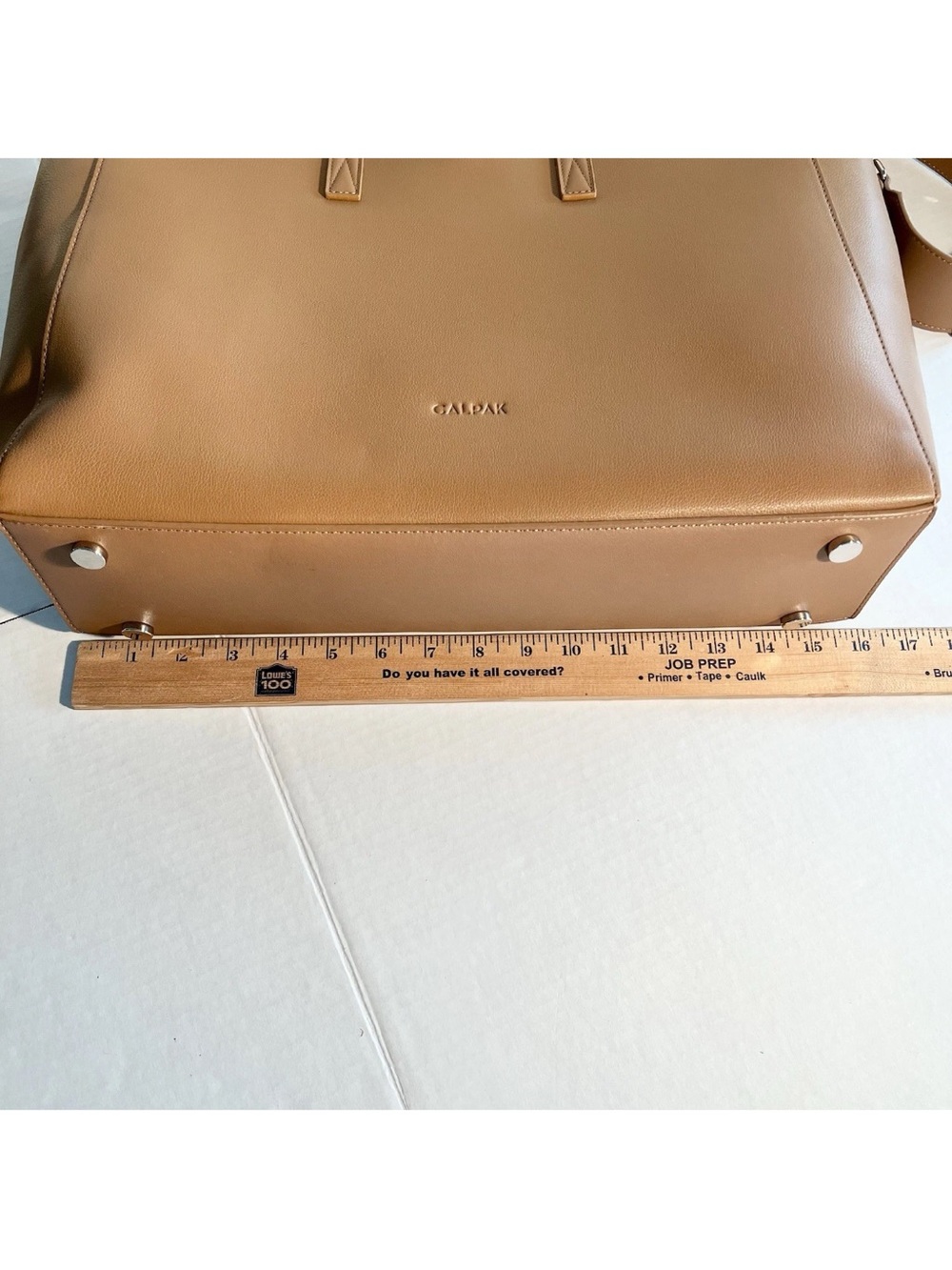 CALPAK Haven 16" Laptop
Computer Tote Shoulder Bag - Toffee Beige Tan NWOT - Picture 11 of 16